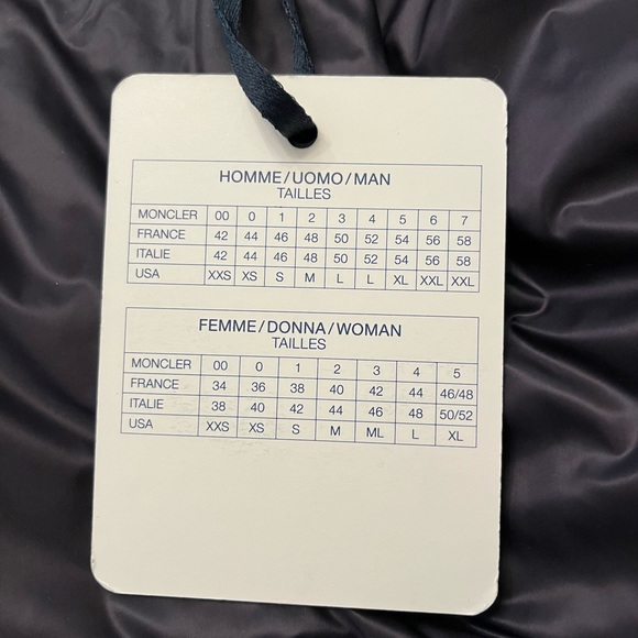 New MONCLER Doudoune Legere Men’s down Puffer Jacket size MEDIUM 2 48 - Picture 10 of 10